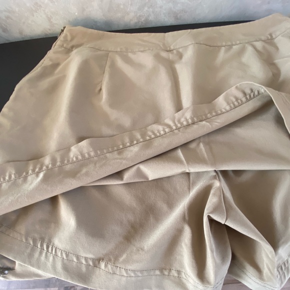 Avia Khaki Skort Skirt Shorts L Sports Golf Casual Pocket Tennis - Picture 13 of 16